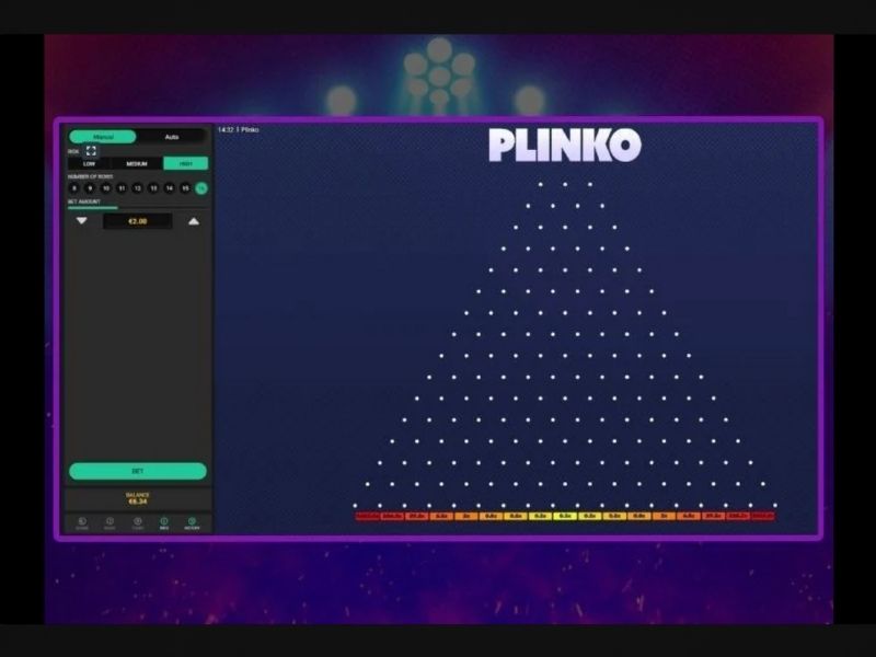 L'application pour gagner à Plinko